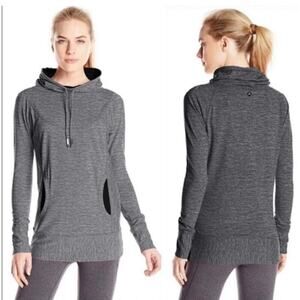 Prana Ember Sweatshirt Size S cowl neck charcoal gray